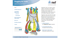 Desktop Screenshot of pluggingtheleaks.org