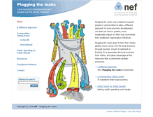 Tablet Screenshot of pluggingtheleaks.org